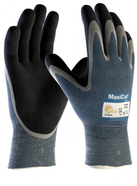 MaxiCut Oil Grip 34-404        <br/><br/>Cod produs: 34-404<br/><br/>Manusa de protectie antitaiere (nivel 4), impermeabila, partial imersata in spuma nitrilica pentru aderenta sporita in mediu umed sau uleios, foarte buna dexteritate, confort sporit, manseta elastica.<br/><br/>Marimi: 6-11